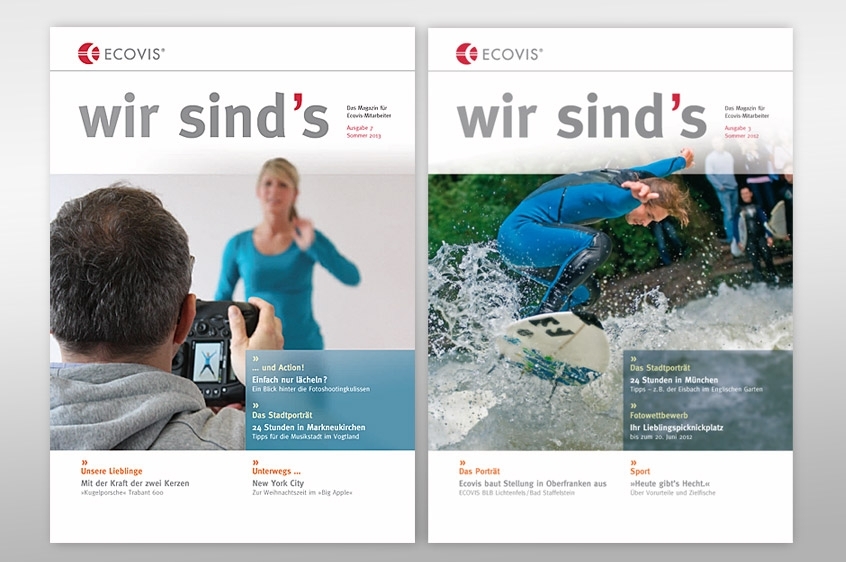 Wir sind's – Magazin, Titelseiten