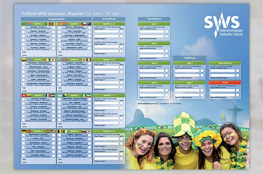 Spielplan Fußball WM 2014