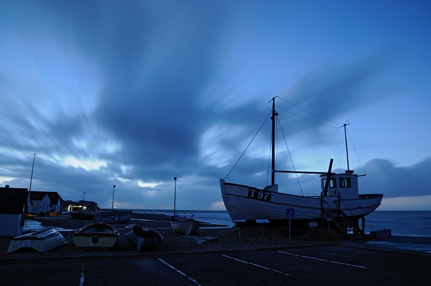 Abendliches Klitmøller ...