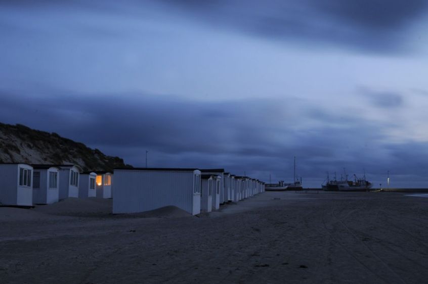 Letzte gemütliche Abende in den Strandhütten in Løkken.