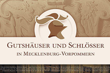 Ausstellungsplakat Gutshäuser und Schlösser in Mecklenburg-Vorpommern