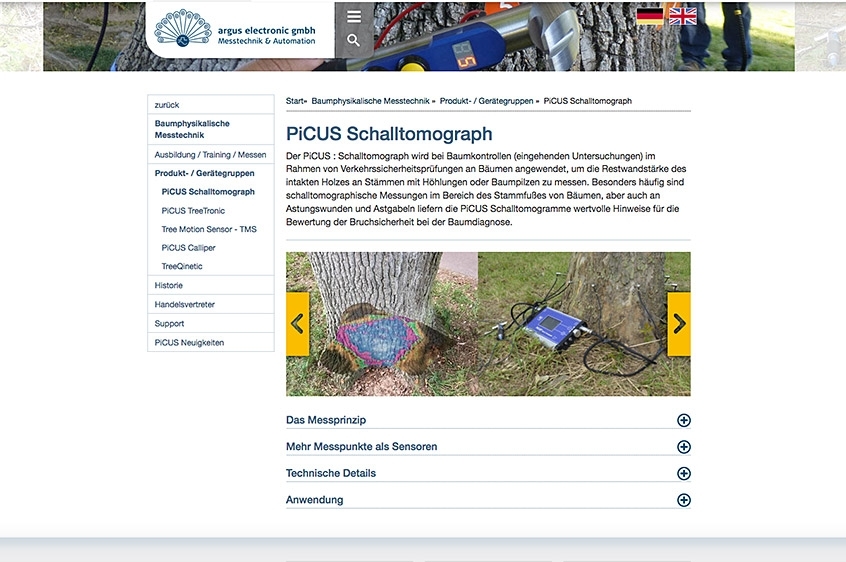 Produktpräsentation – PiCUS Schalltomograph