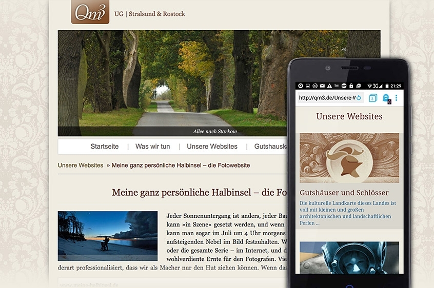 QM3 responsive Website